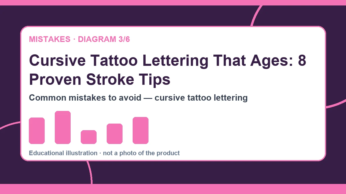cursive tattoo lettering diagram 3