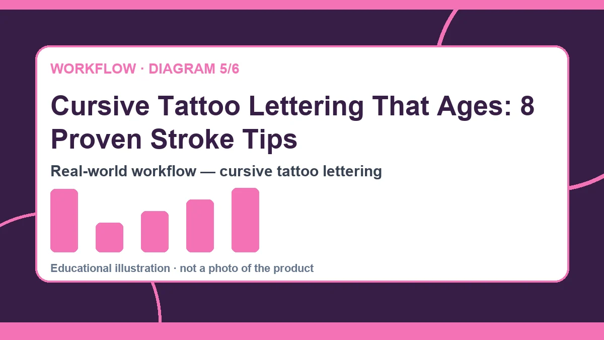 cursive tattoo lettering diagram 5