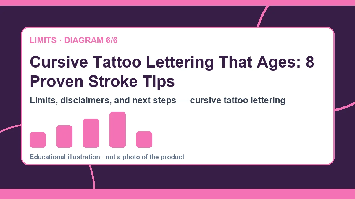 cursive tattoo lettering diagram 6